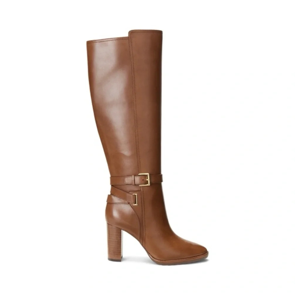 Lauren Ralph Lauren Tan Heeled Boots
